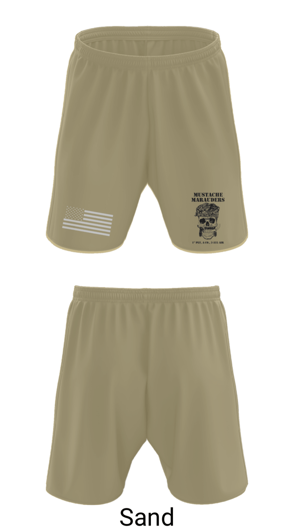 Athletic Shorts With Pockets, 1st Plt, A Co, 2-325 AIR, Army, Teamtime, Team time, sublimation, custom sports apparel, team uniforms, spirit wear, spiritwear, sports uniforms, custom shirts, team store, custom team store, fundraiser sports, apparel fundraiser
