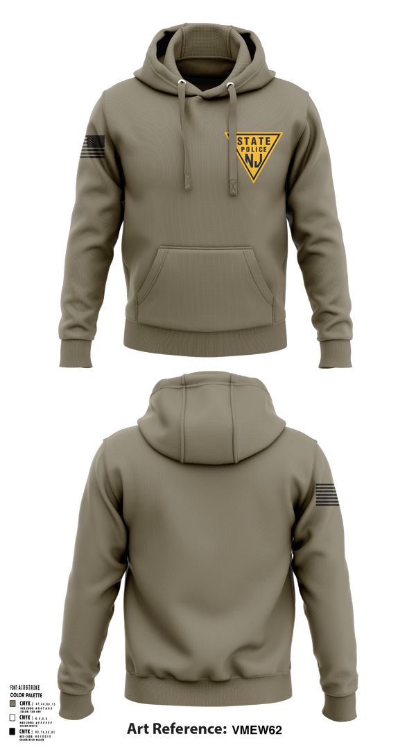 Hoodie, New Jersey state police, , Teamtime, Team time, sublimation, custom sports apparel, team uniforms, spirit wear, spiritwear, sports uniforms, custom shirts, team store, custom team store, fundraiser sports, apparel fundraiser