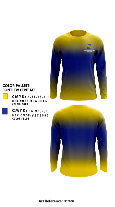 Long Sleeve Performance Shirt, Johnsonburg Area Senior High School Basketball, Men's Basketball, Teamtime, Team time, sublimation, custom sports apparel, team uniforms, spirit wear, spiritwear, sports uniforms, custom shirts, team store, custom team store, fundraiser sports, apparel fundraiser