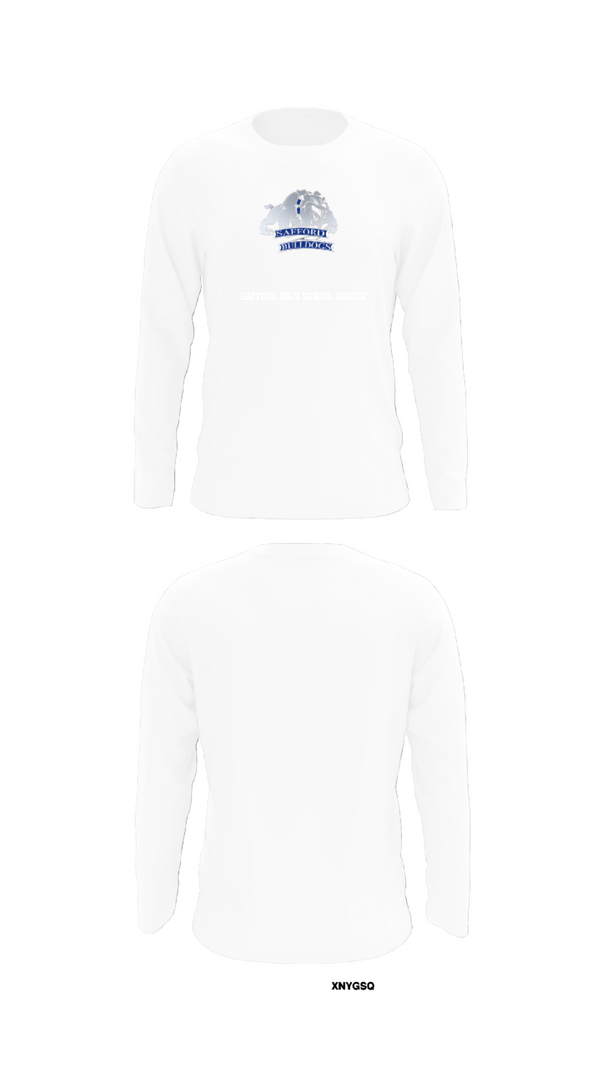 Long Sleeve Performance Shirt, Safford High School Soccer, Men's Soccer, Teamtime, Team time, sublimation, custom sports apparel, team uniforms, spirit wear, spiritwear, sports uniforms, custom shirts, team store, custom team store, fundraiser sports, apparel fundraiser