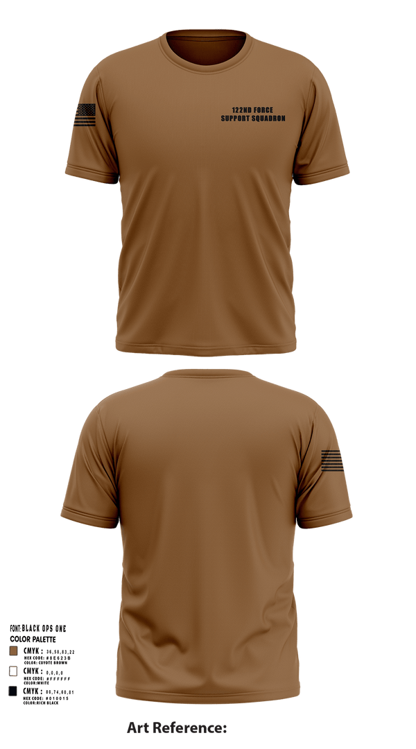 Short Sleeve Performance Shirt, 122nd Force Support Squadron, Air Force, Teamtime, Team time, sublimation, custom sports apparel, team uniforms, spirit wear, spiritwear, sports uniforms, custom shirts, team store, custom team store, fundraiser sports, apparel fundraiser
