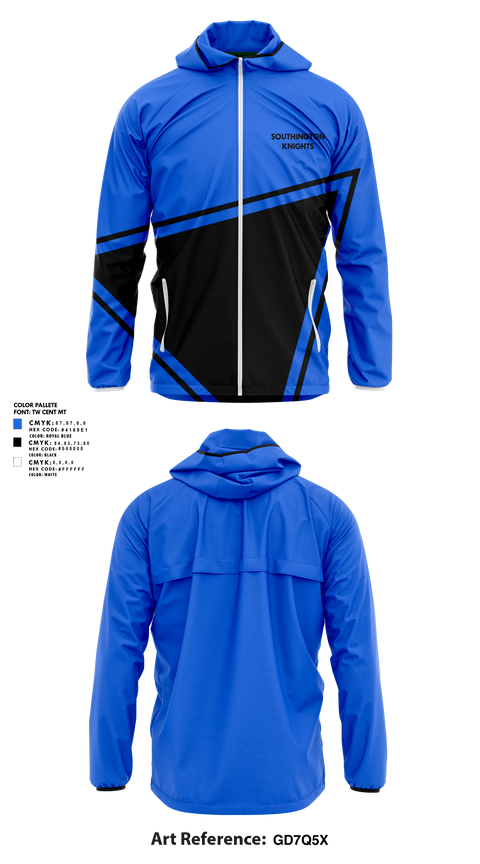 Windbreaker, Southington Knights, , Teamtime, Team time, sublimation, custom sports apparel, team uniforms, spirit wear, spiritwear, sports uniforms, custom shirts, team store, custom team store, fundraiser sports, apparel fundraiser