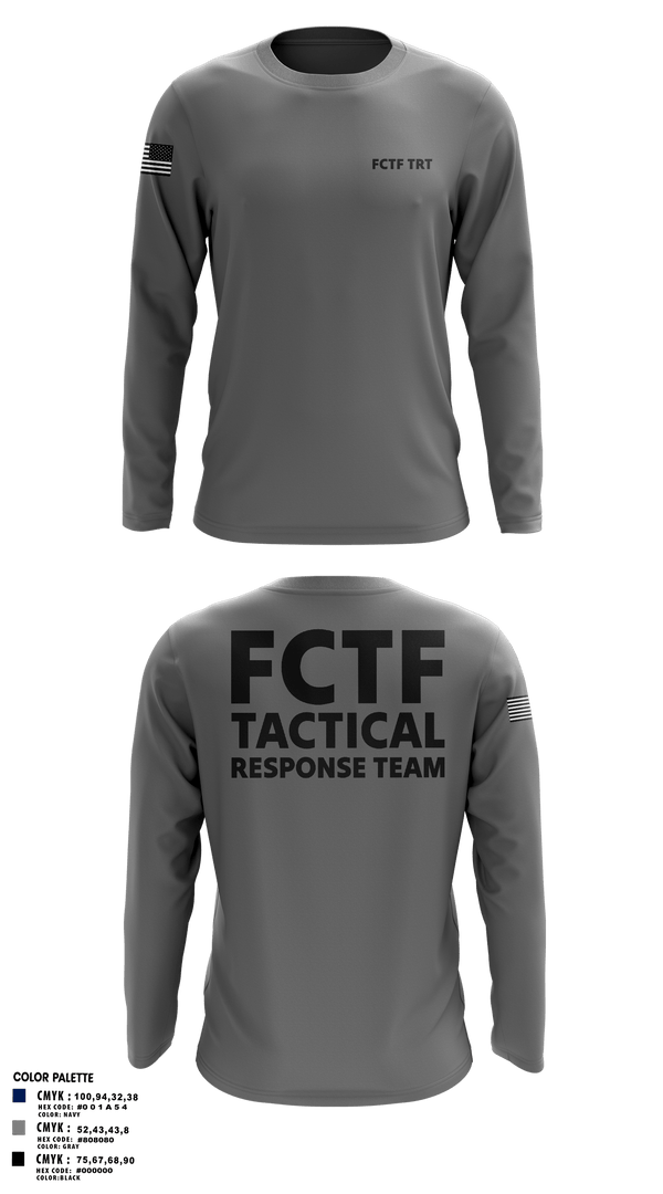 Long Sleeve Performance Shirt, FCTF TRT, Police, Teamtime, Team time, sublimation, custom sports apparel, team uniforms, spirit wear, spiritwear, sports uniforms, custom shirts, team store, custom team store, fundraiser sports, apparel fundraiser