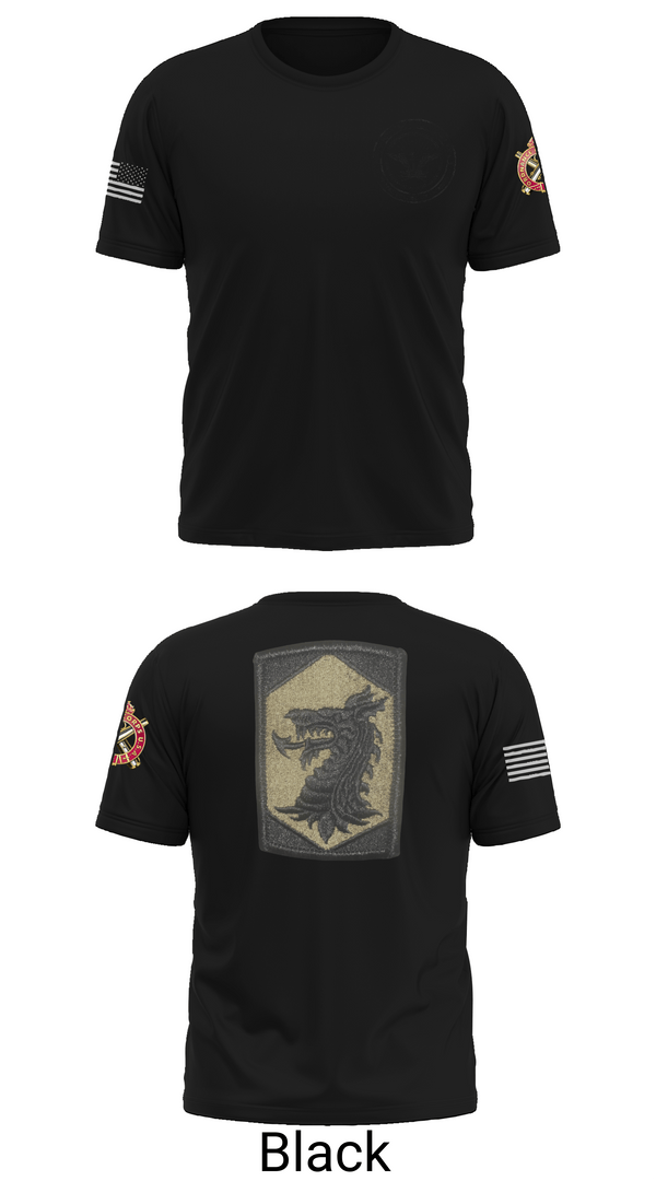 Old School Cotton Feel Shirt, 445 Chemical Company, National Guard, Teamtime, Team time, sublimation, custom sports apparel, team uniforms, spirit wear, spiritwear, sports uniforms, custom shirts, team store, custom team store, fundraiser sports, apparel fundraiser