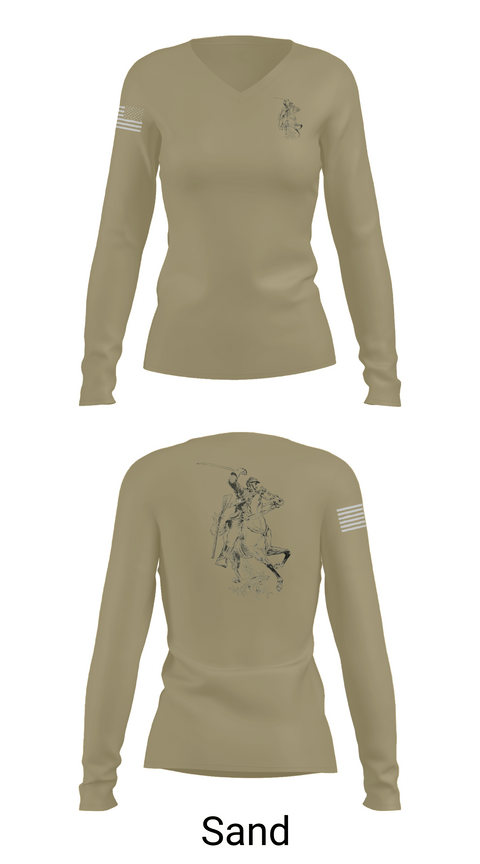 Womens Long Sleeve Vneck Shirt, B2 Patriots, , Teamtime, Team time, sublimation, custom sports apparel, team uniforms, spirit wear, spiritwear, sports uniforms, custom shirts, team store, custom team store, fundraiser sports, apparel fundraiser