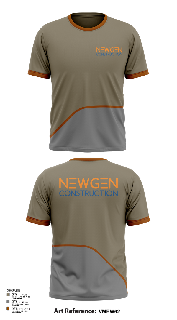 Short Sleeve Performance Shirt, Newgen Constrction, , Teamtime, Team time, sublimation, custom sports apparel, team uniforms, spirit wear, spiritwear, sports uniforms, custom shirts, team store, custom team store, fundraiser sports, apparel fundraiser