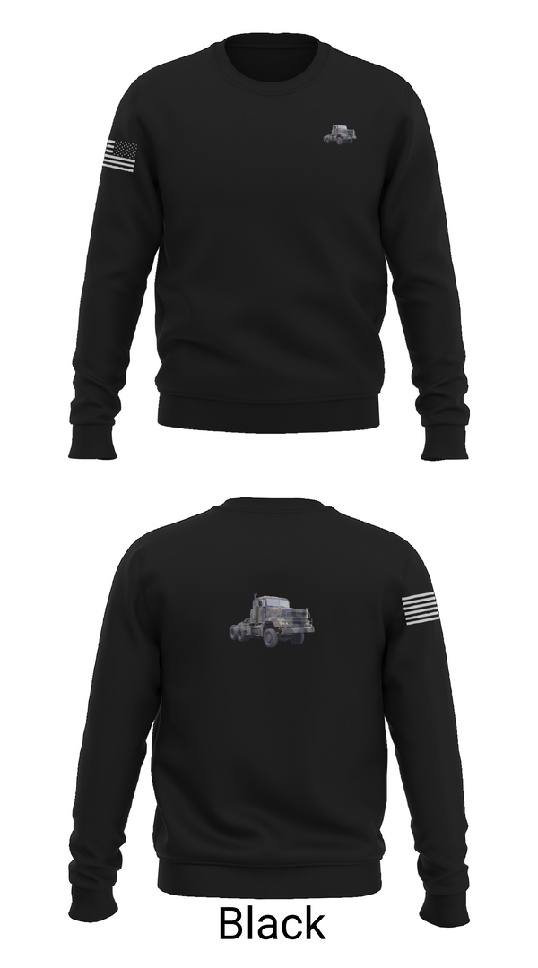 Crew Neck Sweatshirt, 617th Transportation Company, Army, Teamtime, Team time, sublimation, custom sports apparel, team uniforms, spirit wear, spiritwear, sports uniforms, custom shirts, team store, custom team store, fundraiser sports, apparel fundraiser