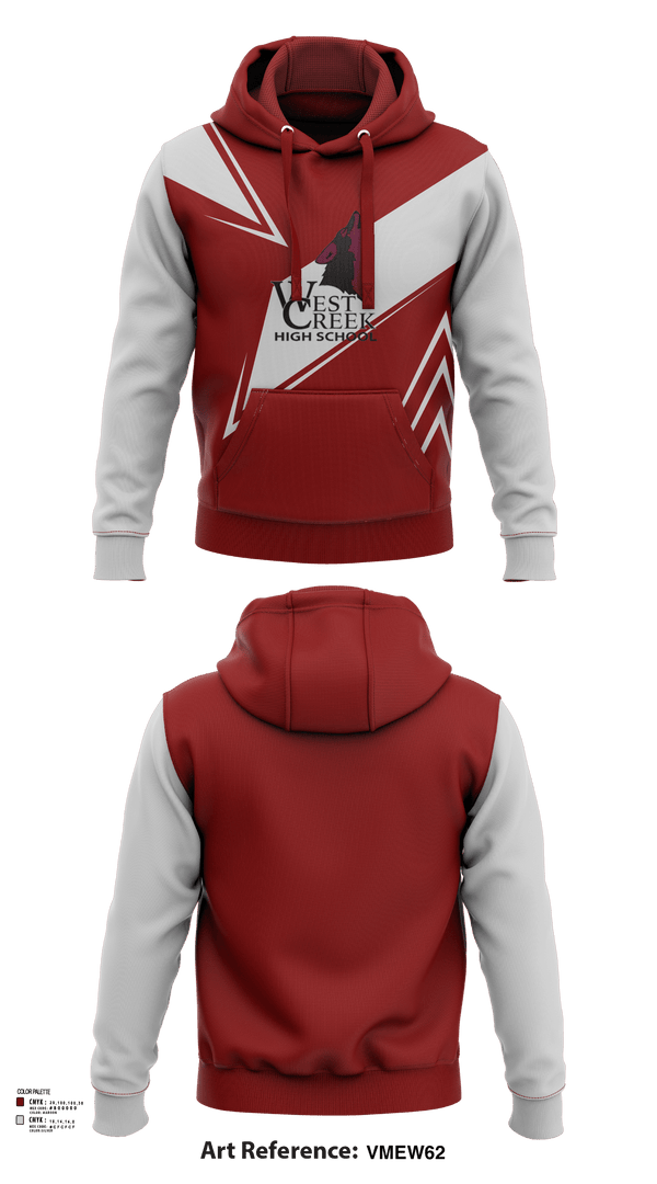 Hoodie, West Creek High School Cross Country, Cross Country, Teamtime, Team time, sublimation, custom sports apparel, team uniforms, spirit wear, spiritwear, sports uniforms, custom shirts, team store, custom team store, fundraiser sports, apparel fundraiser