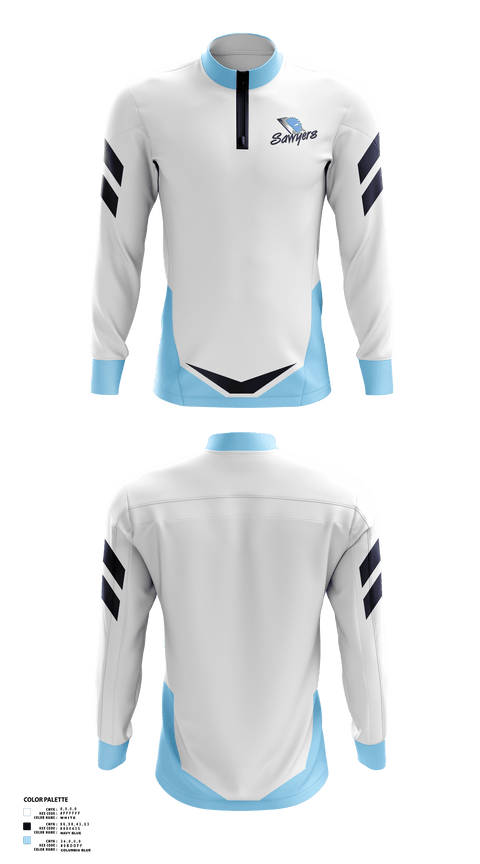 Quarter Zip Jacket, Saugerties High School Golf, Golf, Teamtime, Team time, sublimation, custom sports apparel, team uniforms, spirit wear, spiritwear, sports uniforms, custom shirts, team store, custom team store, fundraiser sports, apparel fundraiser