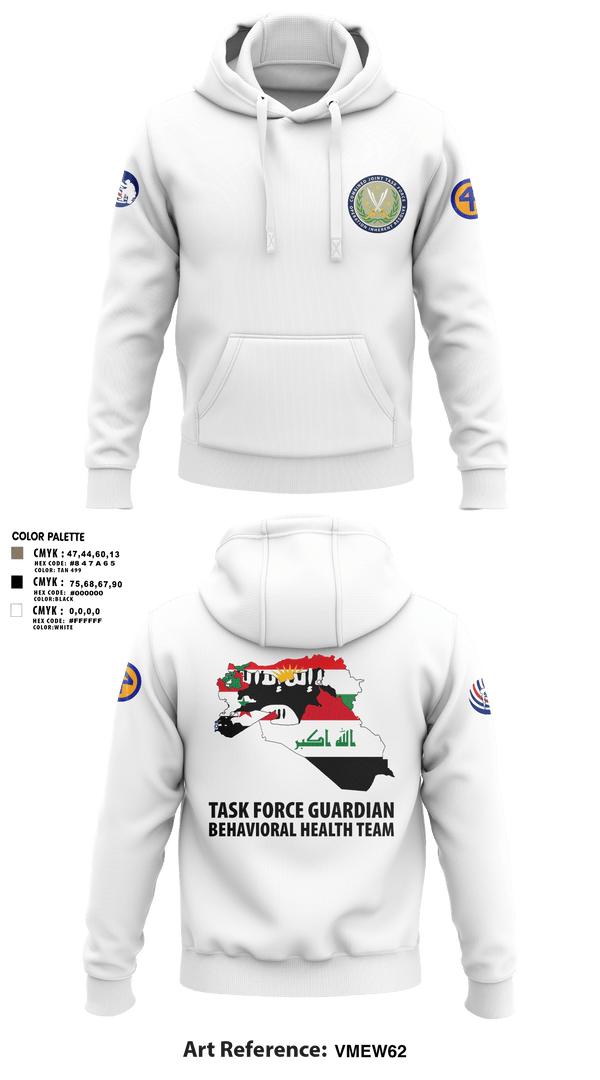 Hoodie, 44th ICBT, National Guard, Teamtime, Team time, sublimation, custom sports apparel, team uniforms, spirit wear, spiritwear, sports uniforms, custom shirts, team store, custom team store, fundraiser sports, apparel fundraiser