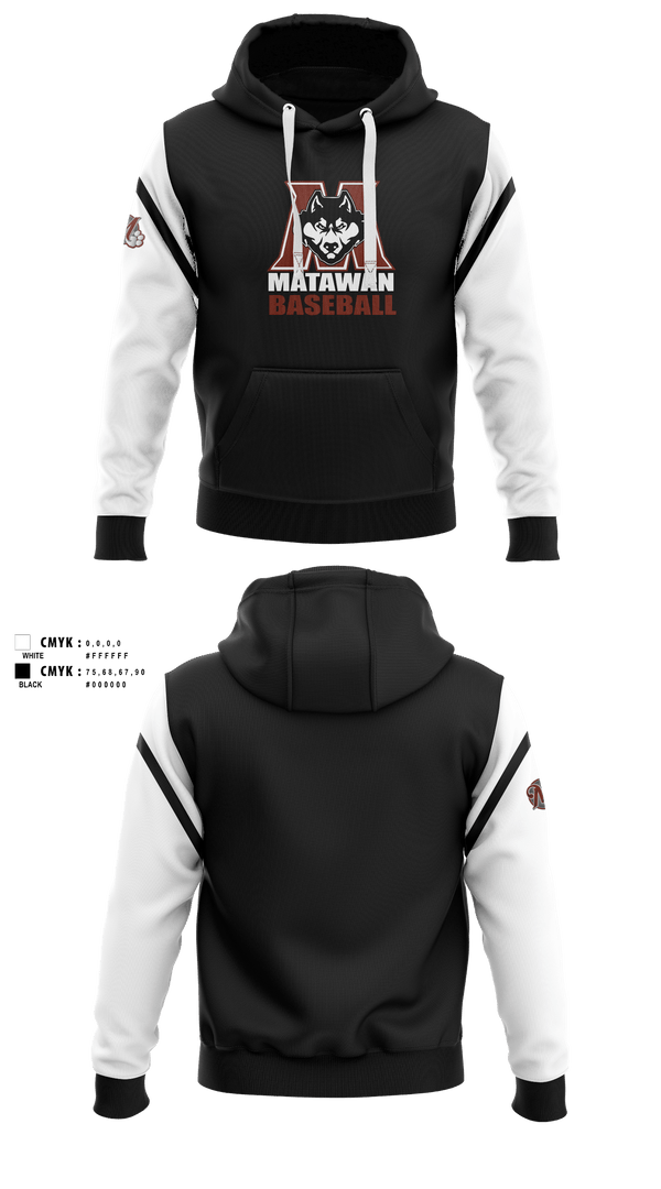 Hoodie, Matawam Huskies, Baseball, Teamtime, Team time, sublimation, custom sports apparel, team uniforms, spirit wear, spiritwear, sports uniforms, custom shirts, team store, custom team store, fundraiser sports, apparel fundraiser