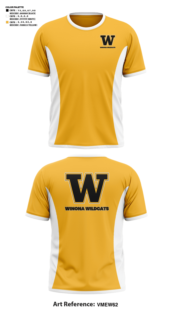 Short Sleeve Shooting Shirt, Winona Wildcats, Men's Basketball, Teamtime, Team time, sublimation, custom sports apparel, team uniforms, spirit wear, spiritwear, sports uniforms, custom shirts, team store, custom team store, fundraiser sports, apparel fundraiser