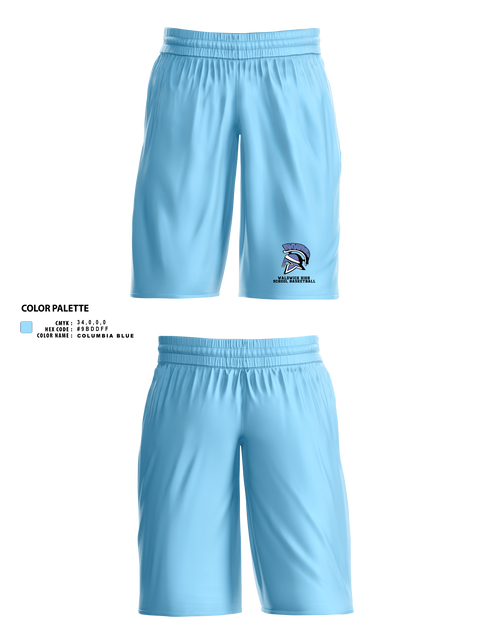 Womens Basketball Shorts, Waldwick High School Basketball, Women's Basketball, Teamtime, Team time, sublimation, custom sports apparel, team uniforms, spirit wear, spiritwear, sports uniforms, custom shirts, team store, custom team store, fundraiser sports, apparel fundraiser