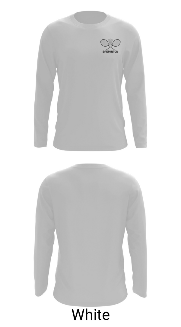 Long Sleeve Performance Shirt, Wantagh High School Badminton, Spirit Store, Teamtime, Team time, sublimation, custom sports apparel, team uniforms, spirit wear, spiritwear, sports uniforms, custom shirts, team store, custom team store, fundraiser sports, apparel fundraiser