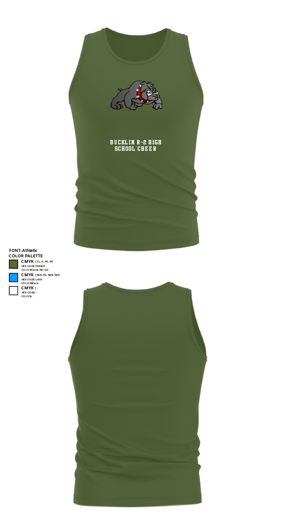 Tank Top, Bucklin R-2 High School Cheer, Cheer, Teamtime, Team time, sublimation, custom sports apparel, team uniforms, spirit wear, spiritwear, sports uniforms, custom shirts, team store, custom team store, fundraiser sports, apparel fundraiser