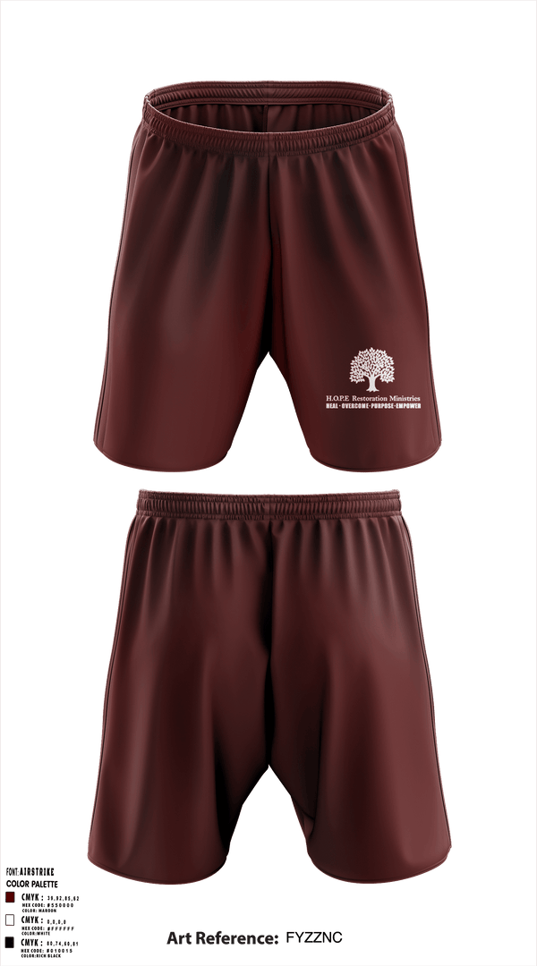 Athletic Shorts With Pockets, Hope Restoration Ministries, , Teamtime, Team time, sublimation, custom sports apparel, team uniforms, spirit wear, spiritwear, sports uniforms, custom shirts, team store, custom team store, fundraiser sports, apparel fundraiser
