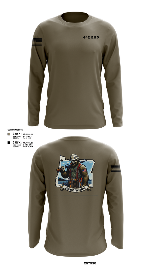 Long Sleeve Performance Shirt, 442 EUD, National Guard, Teamtime, Team time, sublimation, custom sports apparel, team uniforms, spirit wear, spiritwear, sports uniforms, custom shirts, team store, custom team store, fundraiser sports, apparel fundraiser