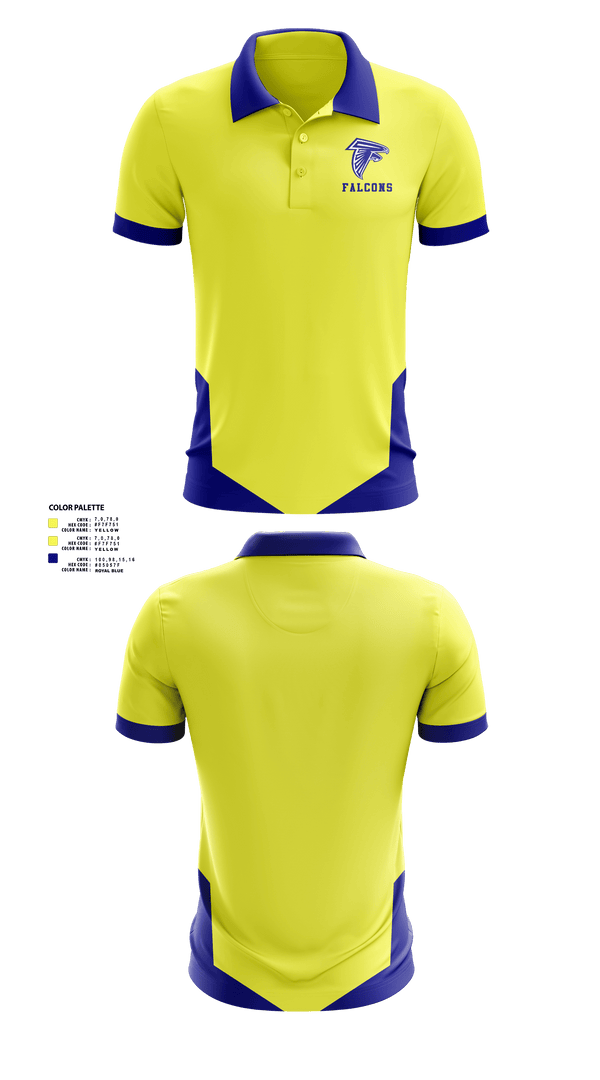Short Sleeve Performance Polo, Falcons, Men's Basketball, Teamtime, Team time, sublimation, custom sports apparel, team uniforms, spirit wear, spiritwear, sports uniforms, custom shirts, team store, custom team store, fundraiser sports, apparel fundraiser