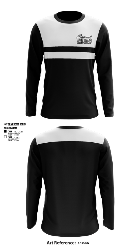 Long Sleeve Performance Shirt, Young Legends Street Hockey, Ice Hockey, Teamtime, Team time, sublimation, custom sports apparel, team uniforms, spirit wear, spiritwear, sports uniforms, custom shirts, team store, custom team store, fundraiser sports, apparel fundraiser