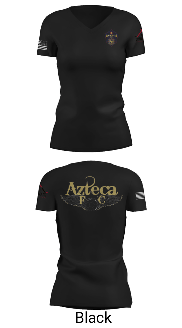 Women's Short Sleeve Vneck Shirt, Azteca, Men's Soccer, Teamtime, Team time, sublimation, custom sports apparel, team uniforms, spirit wear, spiritwear, sports uniforms, custom shirts, team store, custom team store, fundraiser sports, apparel fundraiser