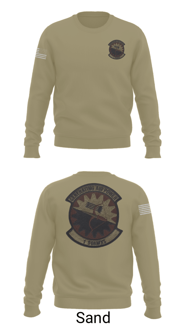 Crew Neck Sweatshirt, 1 SOAMXS, Air Force, Teamtime, Team time, sublimation, custom sports apparel, team uniforms, spirit wear, spiritwear, sports uniforms, custom shirts, team store, custom team store, fundraiser sports, apparel fundraiser