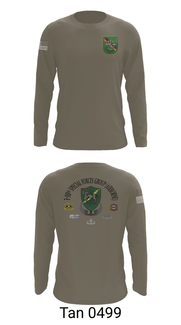 Long Sleeve Performance Shirt, 1-10 SFG FSC, Army, Teamtime, Team time, sublimation, custom sports apparel, team uniforms, spirit wear, spiritwear, sports uniforms, custom shirts, team store, custom team store, fundraiser sports, apparel fundraiser