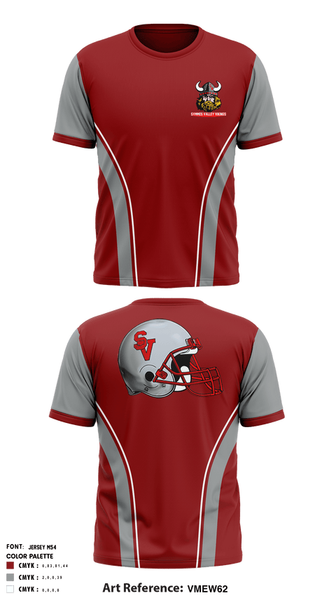 Short Sleeve Performance Shirt, Symmes Valley Vikings, Football, Teamtime, Team time, sublimation, custom sports apparel, team uniforms, spirit wear, spiritwear, sports uniforms, custom shirts, team store, custom team store, fundraiser sports, apparel fundraiser