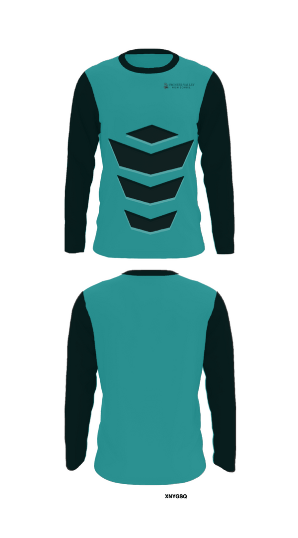 Long Sleeve Performance Shirt, Pioneer Valley High School Track and Field, Track & Field, Teamtime, Team time, sublimation, custom sports apparel, team uniforms, spirit wear, spiritwear, sports uniforms, custom shirts, team store, custom team store, fundraiser sports, apparel fundraiser