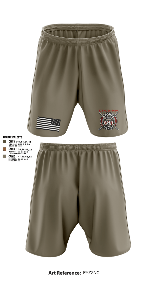Athletic Shorts With Pockets, 374 MDSS/TOPA, Air Force, Teamtime, Team time, sublimation, custom sports apparel, team uniforms, spirit wear, spiritwear, sports uniforms, custom shirts, team store, custom team store, fundraiser sports, apparel fundraiser