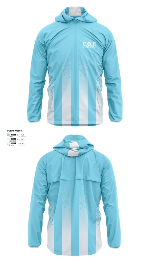 Windbreaker, F.O.E, Baseball, Teamtime, Team time, sublimation, custom sports apparel, team uniforms, spirit wear, spiritwear, sports uniforms, custom shirts, team store, custom team store, fundraiser sports, apparel fundraiser