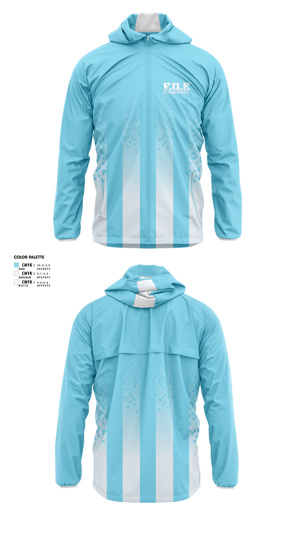 Windbreaker, F.O.E, Baseball, Teamtime, Team time, sublimation, custom sports apparel, team uniforms, spirit wear, spiritwear, sports uniforms, custom shirts, team store, custom team store, fundraiser sports, apparel fundraiser
