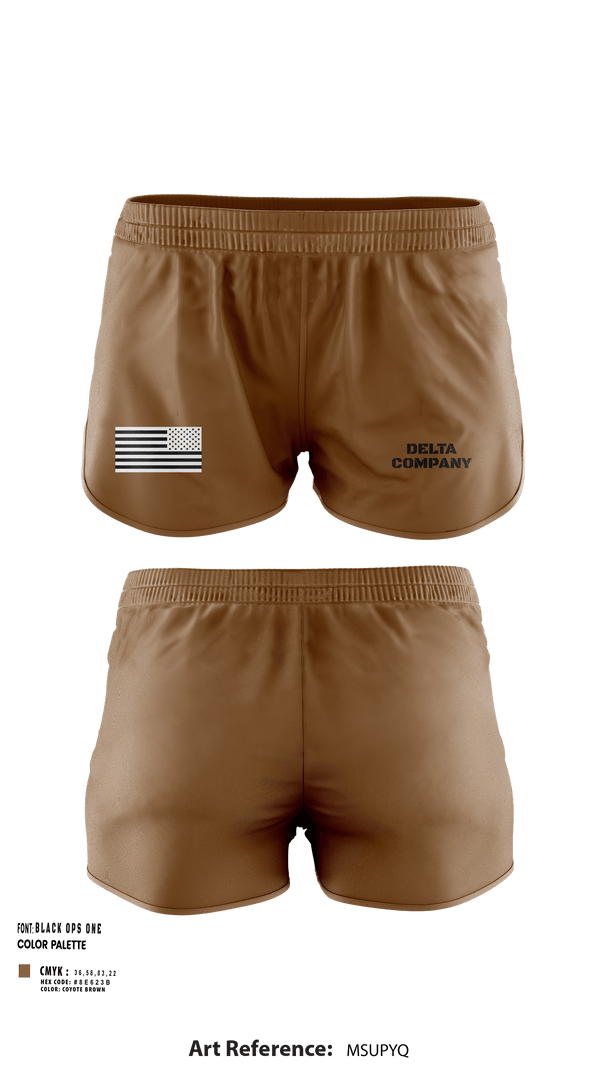 Ranger Panties, Delta company, Army, Teamtime, Team time, sublimation, custom sports apparel, team uniforms, spirit wear, spiritwear, sports uniforms, custom shirts, team store, custom team store, fundraiser sports, apparel fundraiser