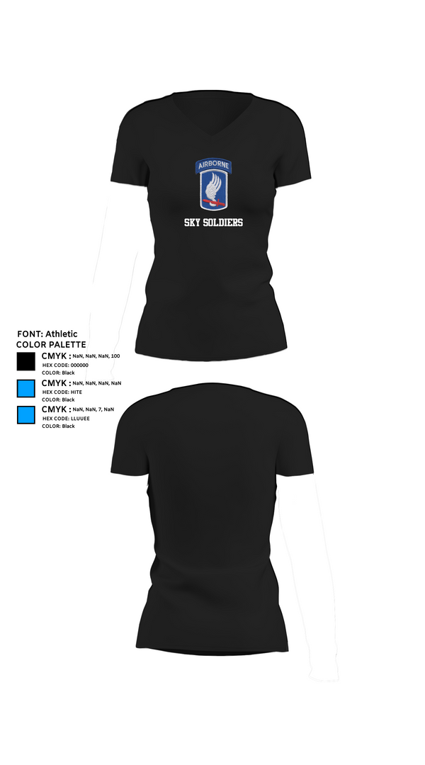 Womens Short Sleeve Vneck Shirt, Sky Soldiers, , Teamtime, Team time, sublimation, custom sports apparel, team uniforms, spirit wear, spiritwear, sports uniforms, custom shirts, team store, custom team store, fundraiser sports, apparel fundraiser