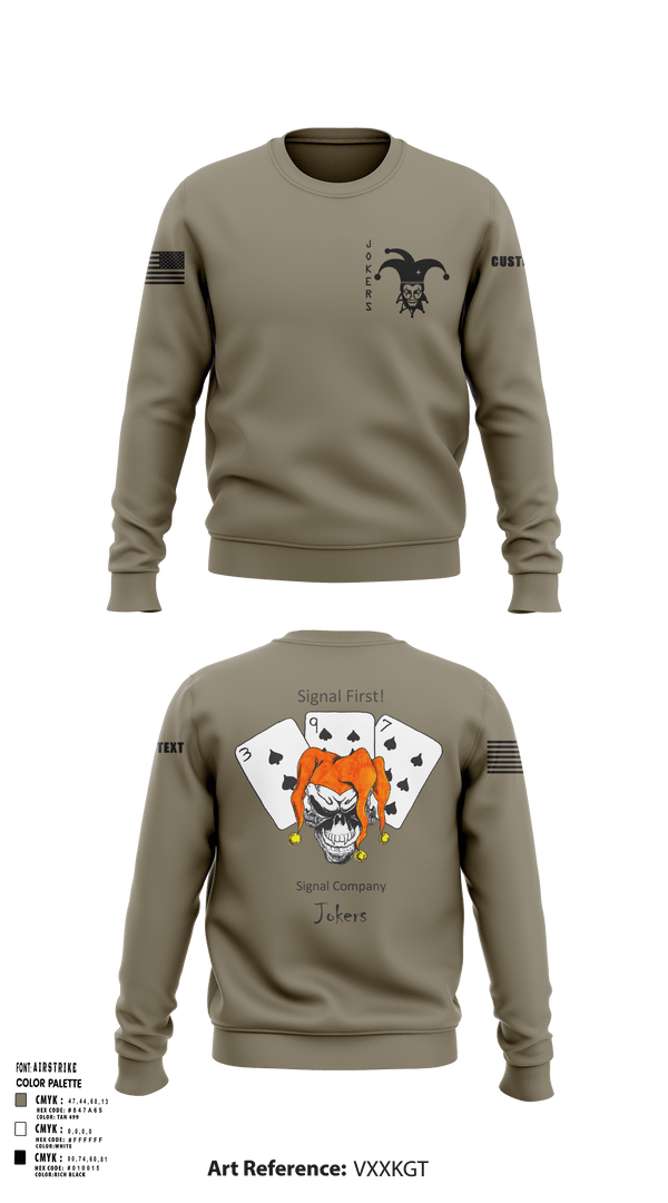 Crew Neck Sweatshirt, 397TH SC, Army, Teamtime, Team time, sublimation, custom sports apparel, team uniforms, spirit wear, spiritwear, sports uniforms, custom shirts, team store, custom team store, fundraiser sports, apparel fundraiser