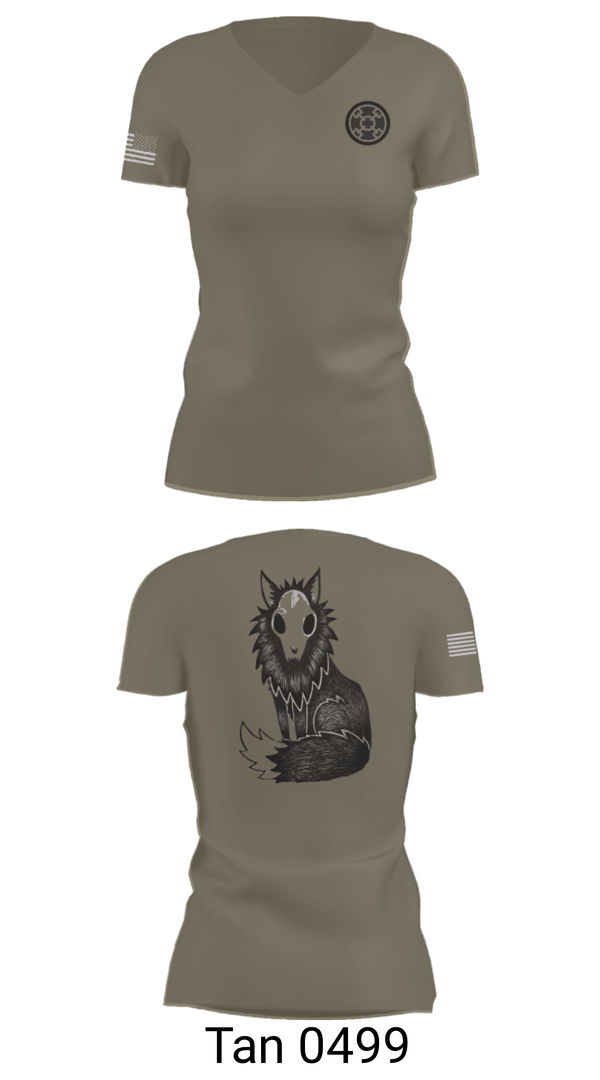 Women's Short Sleeve Vneck Shirt, 758th SMC, Army, Teamtime, Team time, sublimation, custom sports apparel, team uniforms, spirit wear, spiritwear, sports uniforms, custom shirts, team store, custom team store, fundraiser sports, apparel fundraiser