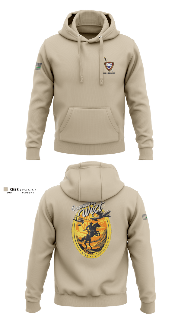 Hoodie, HHB 2-300th FAR, National Guard, Teamtime, Team time, sublimation, custom sports apparel, team uniforms, spirit wear, spiritwear, sports uniforms, custom shirts, team store, custom team store, fundraiser sports, apparel fundraiser