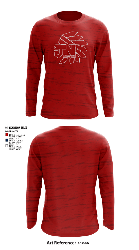 Long Sleeve Performance Shirt, Jim Ned High School Tennis, Tennis, Teamtime, Team time, sublimation, custom sports apparel, team uniforms, spirit wear, spiritwear, sports uniforms, custom shirts, team store, custom team store, fundraiser sports, apparel fundraiser