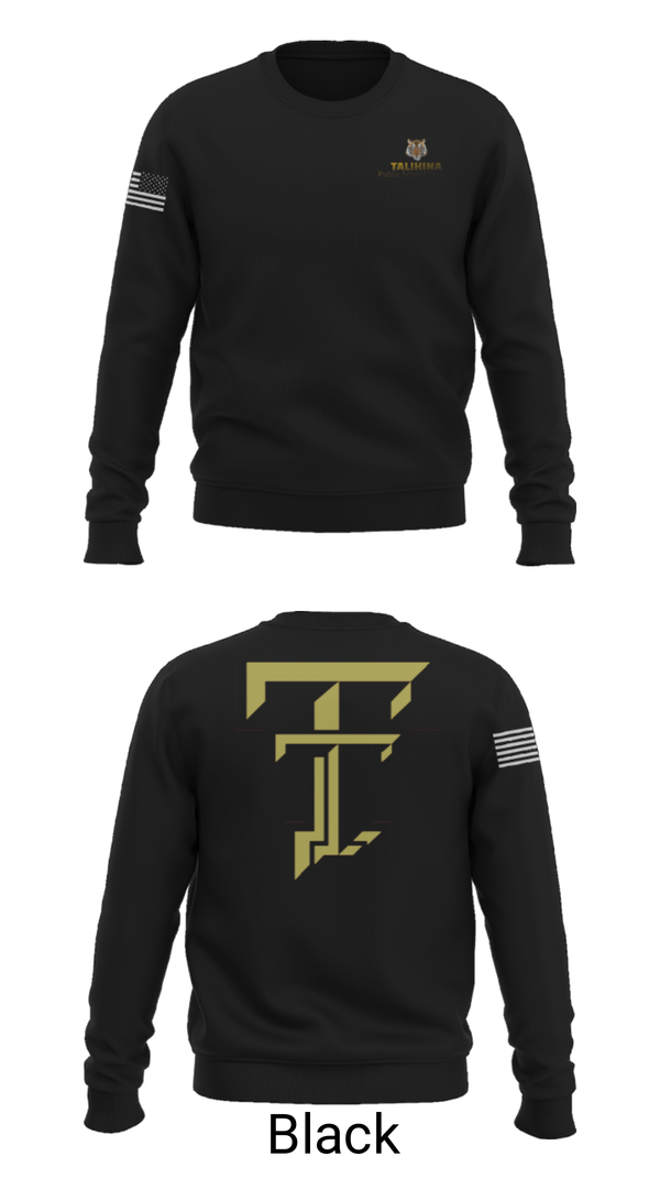 Crew Neck Sweatshirt, Talihina High School Band, Spirit Store, Teamtime, Team time, sublimation, custom sports apparel, team uniforms, spirit wear, spiritwear, sports uniforms, custom shirts, team store, custom team store, fundraiser sports, apparel fundraiser