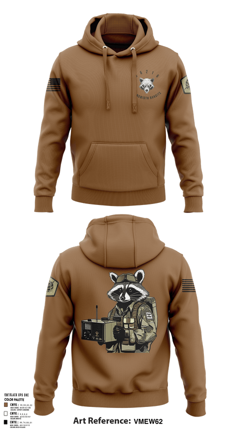 Hoodie, Node 66216 Bandwidth Bandits, Army, Teamtime, Team time, sublimation, custom sports apparel, team uniforms, spirit wear, spiritwear, sports uniforms, custom shirts, team store, custom team store, fundraiser sports, apparel fundraiser