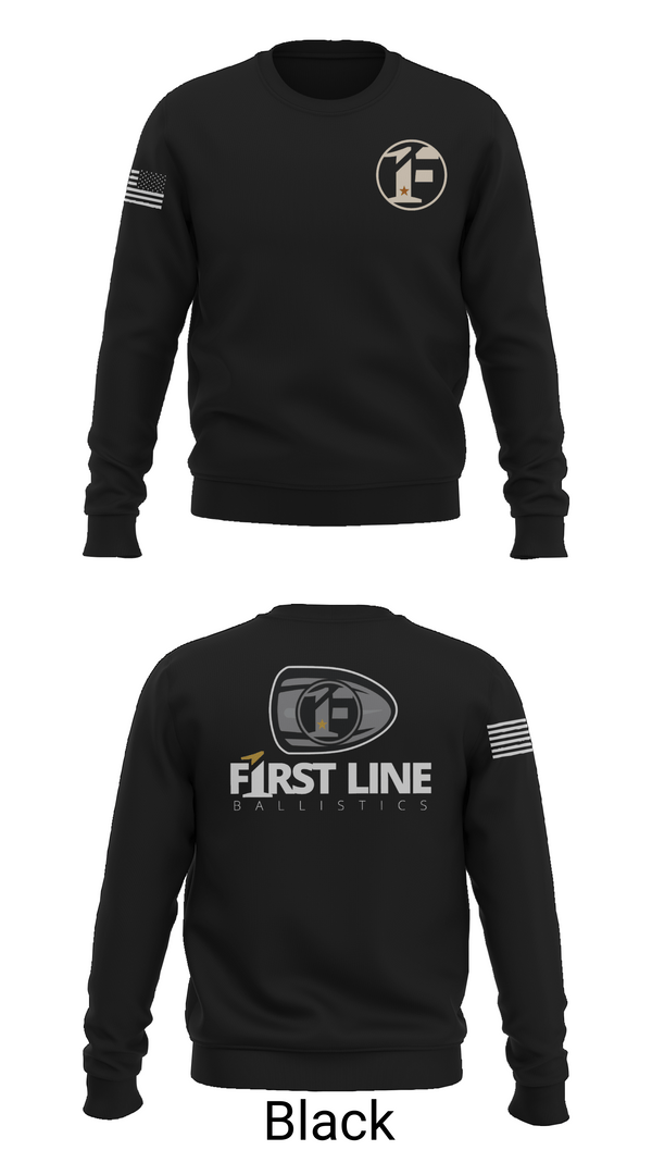 Crew Neck Sweatshirt, First Line Ballistics, , Teamtime, Team time, sublimation, custom sports apparel, team uniforms, spirit wear, spiritwear, sports uniforms, custom shirts, team store, custom team store, fundraiser sports, apparel fundraiser