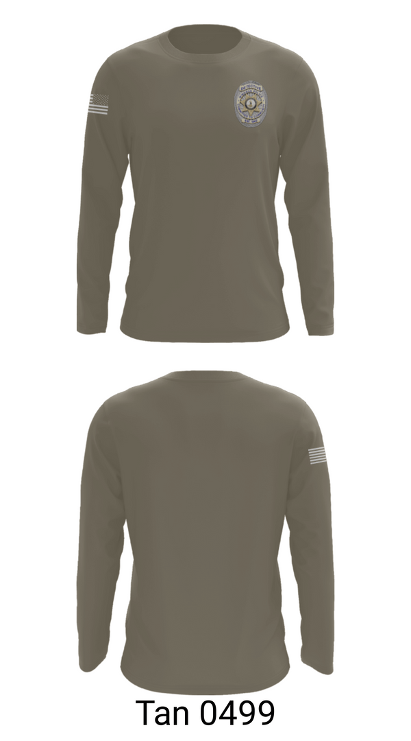 Long Sleeve Performance Shirt, Criminal Investigations Division, Police, Teamtime, Team time, sublimation, custom sports apparel, team uniforms, spirit wear, spiritwear, sports uniforms, custom shirts, team store, custom team store, fundraiser sports, apparel fundraiser