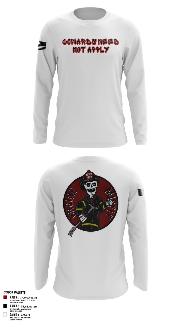 Long Sleeve Performance Shirt, Engine 12, Fire Department, Teamtime, Team time, sublimation, custom sports apparel, team uniforms, spirit wear, spiritwear, sports uniforms, custom shirts, team store, custom team store, fundraiser sports, apparel fundraiser