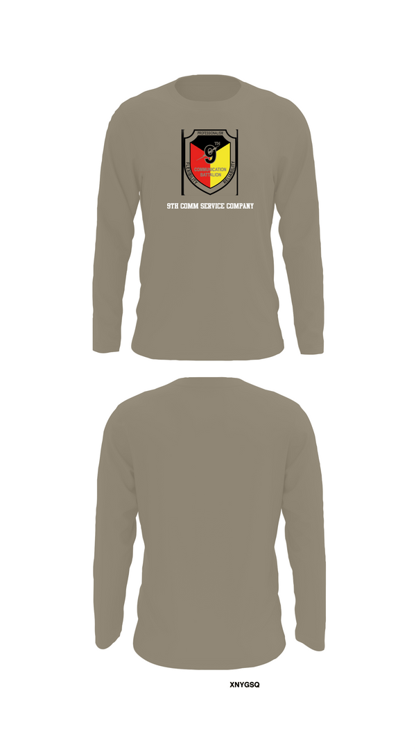 Long Sleeve Performance Shirt, 9th Comm Service company, Marines, Teamtime, Team time, sublimation, custom sports apparel, team uniforms, spirit wear, spiritwear, sports uniforms, custom shirts, team store, custom team store, fundraiser sports, apparel fundraiser