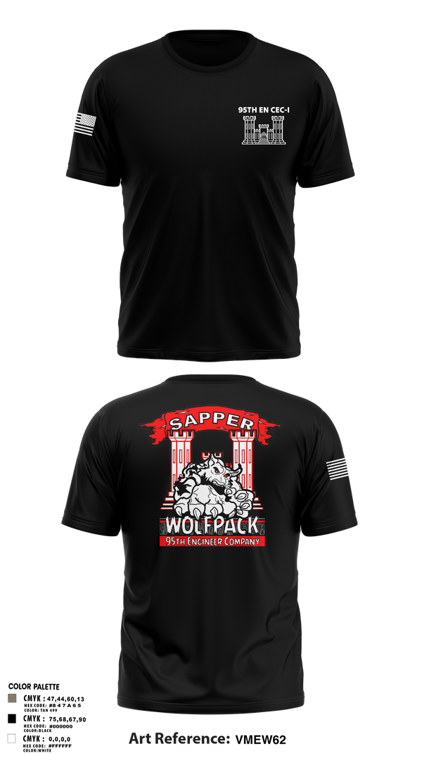 Short Sleeve Performance Shirt, 95TH EN, Army, Teamtime, Team time, sublimation, custom sports apparel, team uniforms, spirit wear, spiritwear, sports uniforms, custom shirts, team store, custom team store, fundraiser sports, apparel fundraiser
