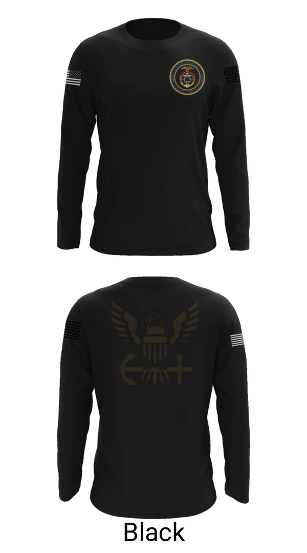 Long Sleeve Performance Shirt, Chaplain Corp, Navy, Teamtime, Team time, sublimation, custom sports apparel, team uniforms, spirit wear, spiritwear, sports uniforms, custom shirts, team store, custom team store, fundraiser sports, apparel fundraiser
