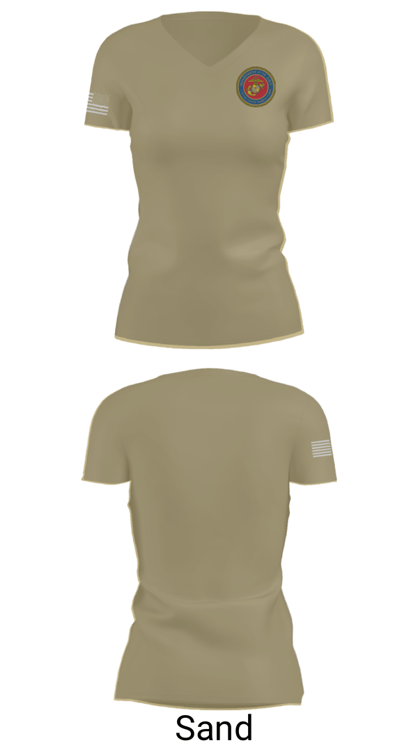 Women's Short Sleeve Vneck Shirt, 189/34th unit, Marines, Teamtime, Team time, sublimation, custom sports apparel, team uniforms, spirit wear, spiritwear, sports uniforms, custom shirts, team store, custom team store, fundraiser sports, apparel fundraiser