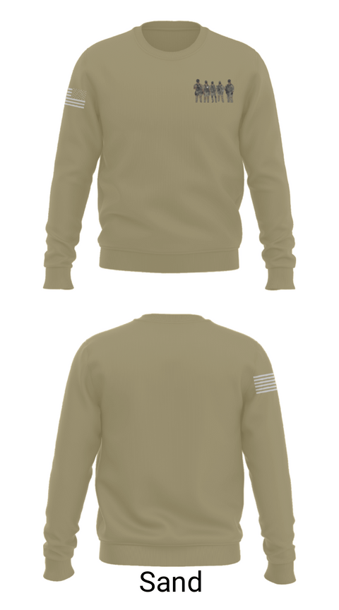 Crew Neck Sweatshirt, West Texas F.O.G, Army, Teamtime, Team time, sublimation, custom sports apparel, team uniforms, spirit wear, spiritwear, sports uniforms, custom shirts, team store, custom team store, fundraiser sports, apparel fundraiser
