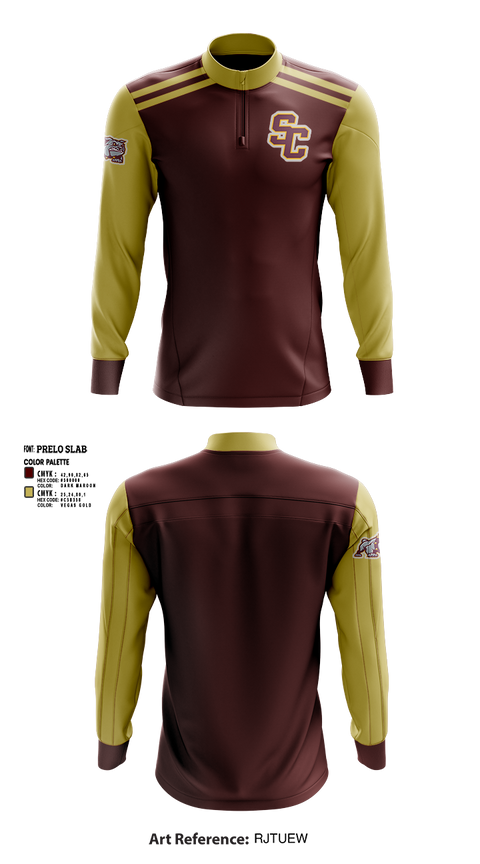 Quarter Zip Jacket, Saint Cloud High School wrestling, Football, Teamtime, Team time, sublimation, custom sports apparel, team uniforms, spirit wear, spiritwear, sports uniforms, custom shirts, team store, custom team store, fundraiser sports, apparel fundraiser