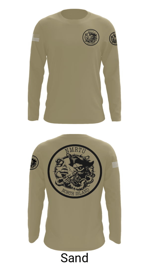 Long Sleeve Performance Shirt, USS MAKIN ISLAND, Navy, Teamtime, Team time, sublimation, custom sports apparel, team uniforms, spirit wear, spiritwear, sports uniforms, custom shirts, team store, custom team store, fundraiser sports, apparel fundraiser