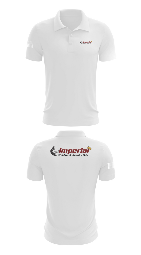 Short Sleeve Performance Polo, Imperial Welding & Repair, , Teamtime, Team time, sublimation, custom sports apparel, team uniforms, spirit wear, spiritwear, sports uniforms, custom shirts, team store, custom team store, fundraiser sports, apparel fundraiser